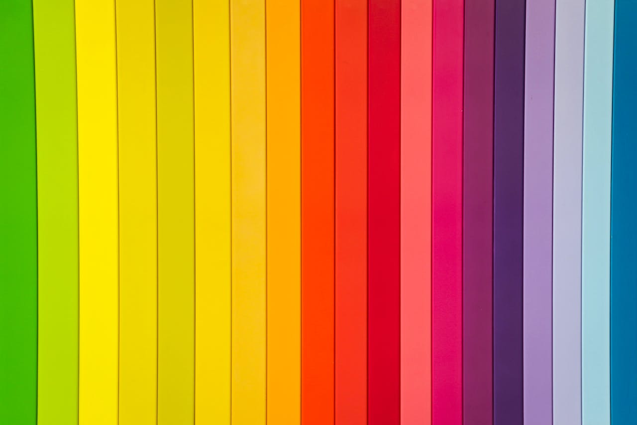 Crafting Captivating Headlines: Your awesome post title goes here Colorful rainbow striped pattern ideal for creative design projects.